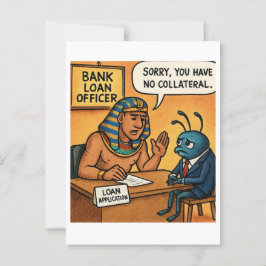 Offizier des ägyptischen Kredits | Pharaoh-Ablehnu Postkarte