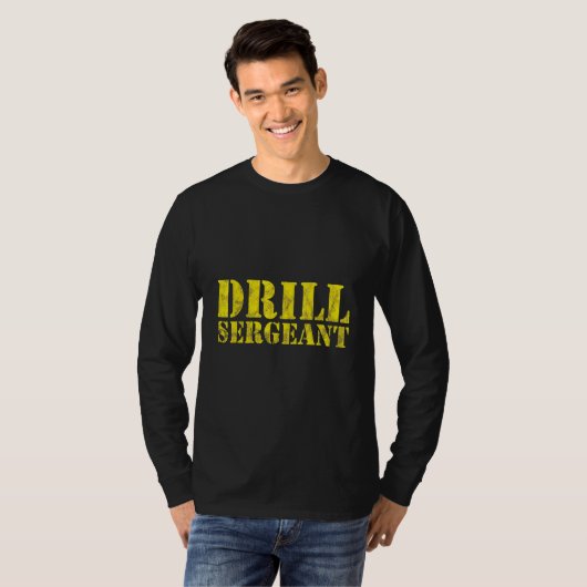 Offizier des Drill Sergeant Drill Team T-Shirt (Vorne ganz)