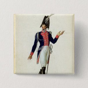 Offizier des Garde du Corps Button