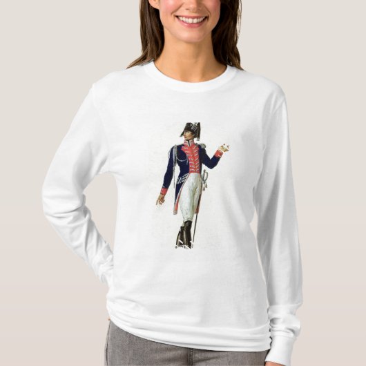 Offizier des Garde du Corps T-Shirt (Vorderseite)