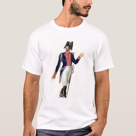 Offizier des Garde du Corps T-Shirt (Vorderseite)