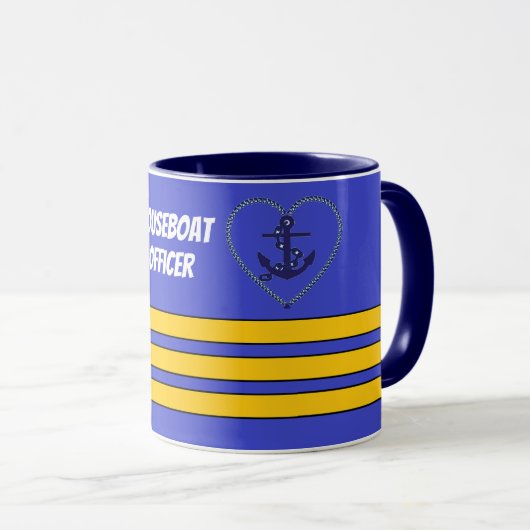 Offizier des Hausboots Tasse (VorderseiteRechts)