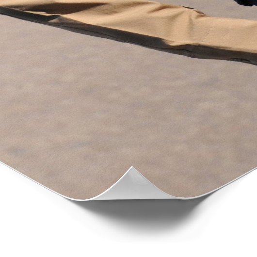 Offizier des Marine Corps und Kriegsgefahr-Zitat P Poster (Ecke)