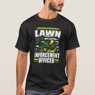 Offizier für Rechtsdurchsetzung Mower American Fla T-Shirt