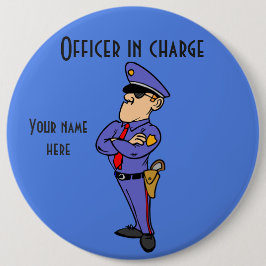 Offizier mit Amtskollegium, 12 mm Rundschaltfläche Button