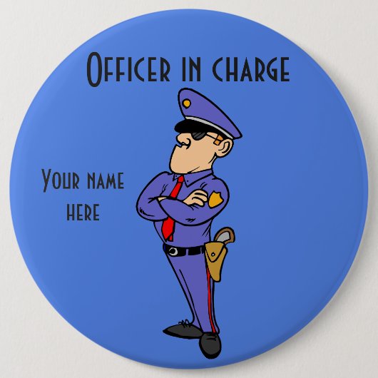 Offizier mit Amtskollegium, 12 mm Rundschaltfläche Button (Vorderseite)