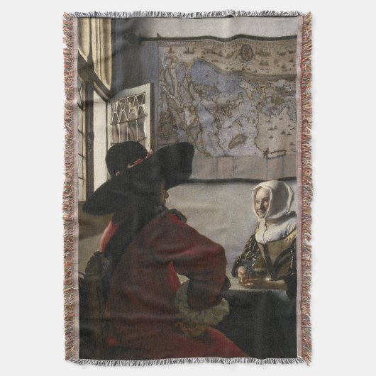 Offizier und lachendes Mädchen durch Johannes Decke (Vorderseite Vertikal)