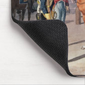 Offizier und Schutz des königlichen Schutzes im Mousepad (Ecke)