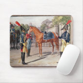 Offizier und Schutz des königlichen Schutzes im Mousepad (Mit Mouse)