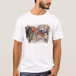 Offizier und Schutz des königlichen Schutzes im T-Shirt