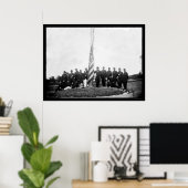 Offiziere 1865 bei Georgetown Poster (Heimbüro)