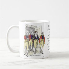 Offiziere der Shire Militia, Jane Austen Kaffeetasse