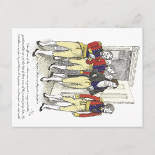 Offiziere der Shire-Miliz, Jane Austen Postkarte