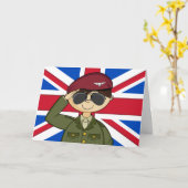 Offizierskarte der britischen Armee Karte (Gelbe Blume)