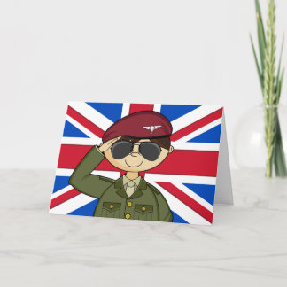 Offizierskarte der britischen Armee Karte