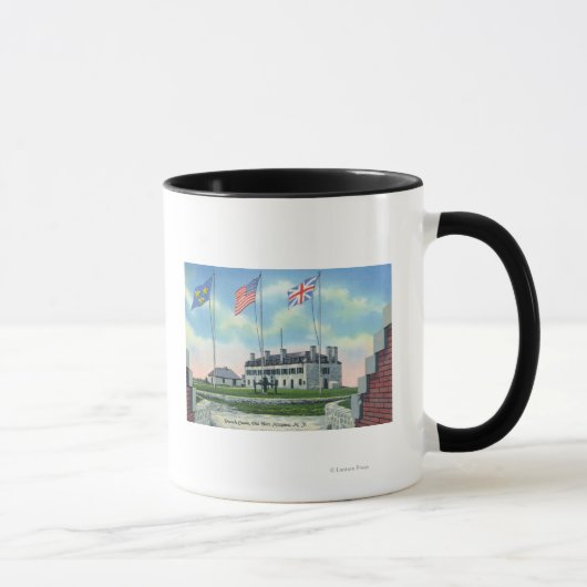 Offiziersraum im alten französischen Schloss Tasse (Rechts)
