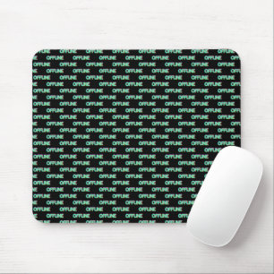 Offline-Ästhetik-Vaporwave-Japanischer Text Mousepad