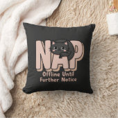 Offline bis auf Weiteres Katze Kissen (Decke)