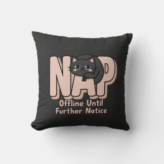 Offline bis auf Weiteres Katze  Kissen