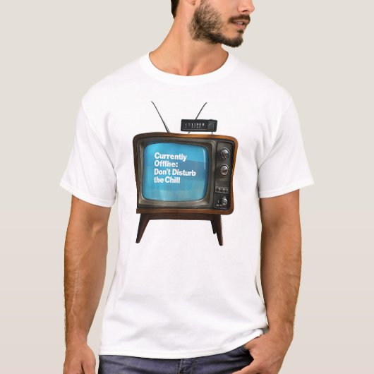 Offline Chillen T-Shirt (Vorderseite)