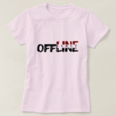 Offline-Frieden - T - Shirt für Frauen (Design vorne)