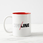 Offline | Geek Humor Kaffeetasse (Links)