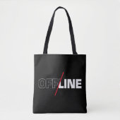 Offline | Geek Humor Tasche (Vorderseite)