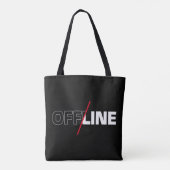 Offline | Geek Humor Tasche (Rückseite)