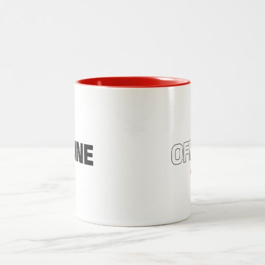 Offline | Geek Spaß Kaffeemaschine Tasse (Mittel)