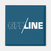 Offline | Geek Spaß Magnet (Vorne)