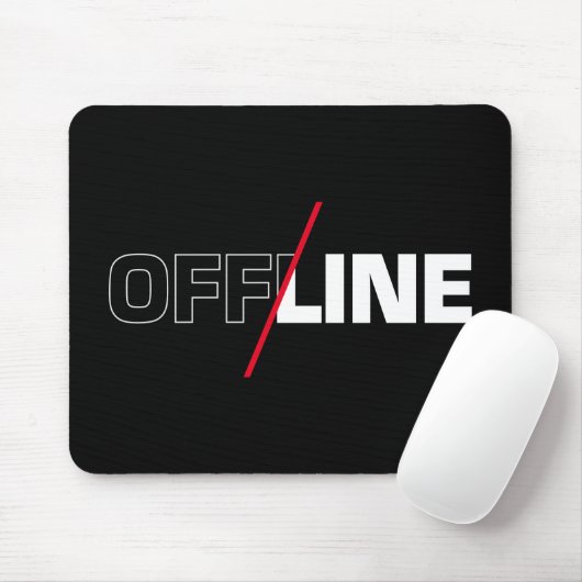 Offline | Geek Spaß Mousepad (Mit Mouse)