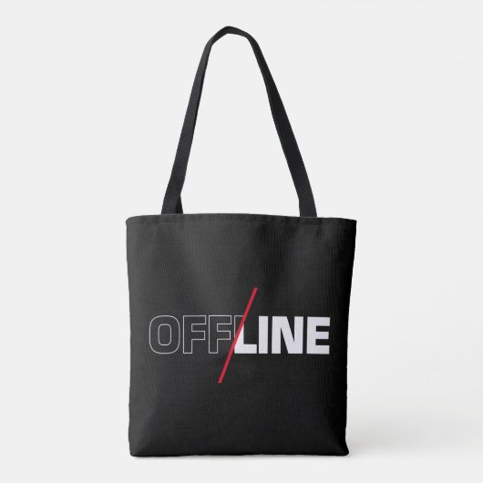 Offline | Geek Spaß Tasche (Rückseite)