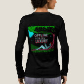 Offline Is The New Luxury Tri-Blend Shirt (Rückseite)
