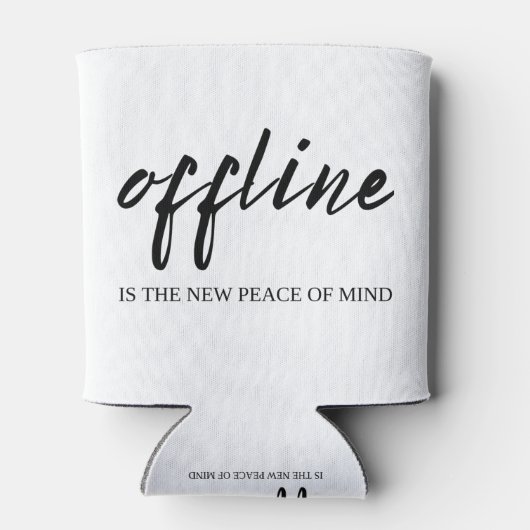 Offline ist der neue Geist Dosenkühler (Rückseite)