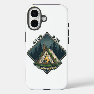 Offline ist der neue Luxus Retro-Camping Tough Pho iPhone 16 Hülle