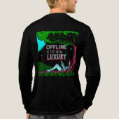 Offline ist der neue Luxus Tri-Blend Shirt (Rückseite)