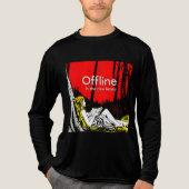 Offline ist der neue Luxus Tri-Blend Shirt (Vorderseite)