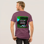 Offline ist der neue Luxus Tri-Blend Shirt (Rückseite voll)