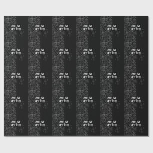 Offline ist die neue Reiche Geschenkpapier
