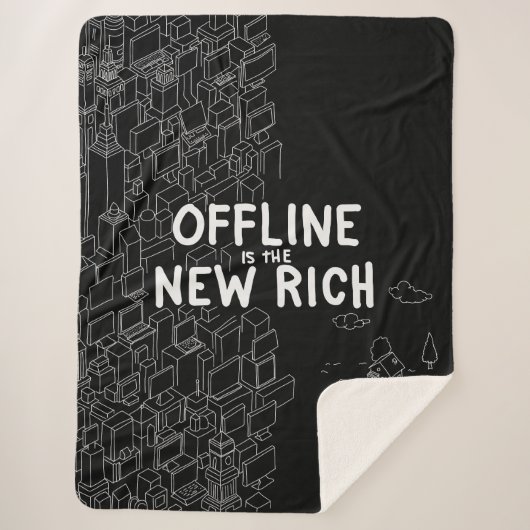 Offline ist die neue Reiche Sherpadecke (Vorderseite)