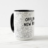 Offline ist die neue Reiche Tasse (Vorderseite Links)