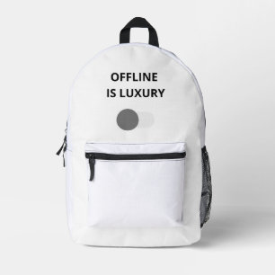 Offline Ist Luxus Minimalistischer Rucksack – Mode