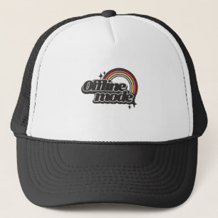 Offline Modus Funny Minimalistisch Graphic Truckerkappe