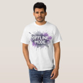 Offline-Modus - Funny Relating Social T-Shirt (Vorne ganz)