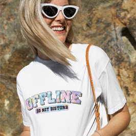 Offline nicht stören, Strand, Sommerurlaub T-Shirt