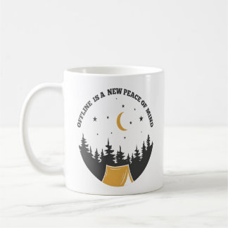 Offline Peace of Mind Moon Camp Kaffeetasse