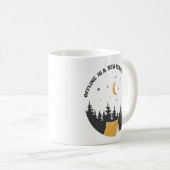 Offline-Ruhe-Mond-Camp Kaffeetasse (VorderseiteRechts)