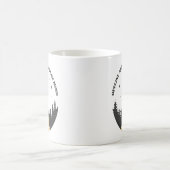 Offline-Ruhe-Mond-Camp Kaffeetasse (Mittel)