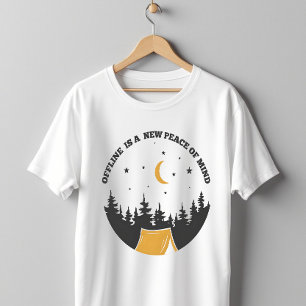 Offline Seelenfrieden Camping T-Shirt