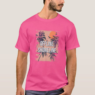 Offline Shoreline Beach Family Ocean Relatives Sum T-Shirt